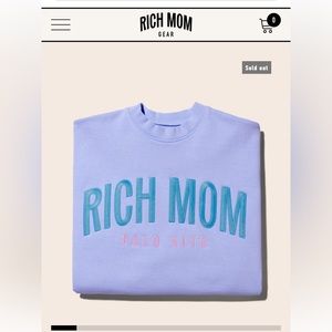 Tinx Rich Mom Palo Alto Sweater